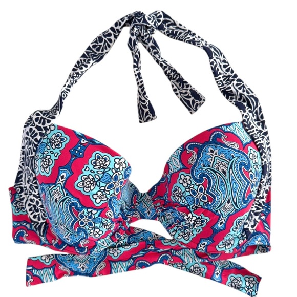 Tommy Bahama Riviera Tile Underwire Cup Bra - Picture 3 of 13